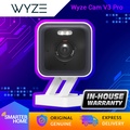Kamera Keselamatan Wyze V3 Pro 2K - Warna Malam, AI Edge, Spotlight & Siren
