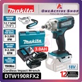 Makita DTW190 18V Cordless Impact Wrench 12.7MM (1/2\") - Kuat dan Ringkas untuk Pekerjaan Berat