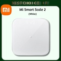 Xiaomi Mi Smart Scale 2 - Timbangan Pintar Putih dengan Kapasiti 150kg dan Konektiviti Bluetooth 5.0