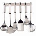 Oxone OX-963 Alat Dapur Stainless Steel Set Spatula dan Sendok Masak
