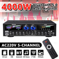 Sunbuck AV-555BT Amplifier Bluetooth 5.0 HiFi USB MP3 Player dengan Karaoke dan FM Radio