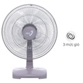 Quạt bàn Asia VY355790 15.75 inch, 3 cánh, màu xám, công suất 55W