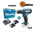 Makita HP333DWYE Bor Cordless Hammer Driver Drill Baterai 12V Lithium-ion