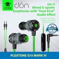 Plextone G15 Mark IV In-Ear Gaming Headset - Hitam, Hijau