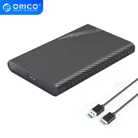 Hộp Đựng Ổ Cứng 2.5 Inch USB 3.0 Orico 2521U3 - Màu Đen, Kích Thước Nhỏ Gọn