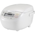 Nồi cơm điện tử Panasonic SR-CL108WRAM 1 lít - Màu trắng, Dung lượng lớn, Công nghệ nấu 3D