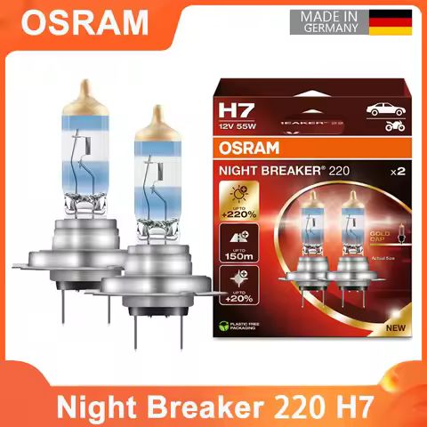 ออสแรม Night Breaker +200% หลอดไฟฮาโลเจน สว่างขึ้น 200%