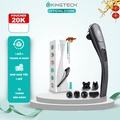 Máy Massage Cầm Tay KINGTECH KT-1768 - 10 Cấp Độ Rung, Đa Đầu Massage Chuyên Sâu Vai Cổ, Chân, Lưng, Tay