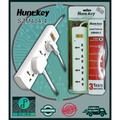 Huntkey SZM404 Surge Protector 2m - 4 Soket Universal Putih