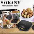Máy Nướng Bánh Sokany SK-805 - Làm Nóng Đều 2 Mặt, Chống Dính, Màu Đen
