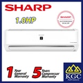 Sharp AHXP10YHD 1.0HP AIoT J- Tech Inverter Plasmacluster Air Conditioner