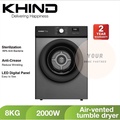 Khind CD819 Pengering Baju 8KG