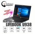 Laptop Fujitsu LifeBook U938 - SSD 512GB, Hitam