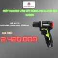 Máy Khoan Dùng Pin Worx WU130 12V Li-ion, Động Cơ Không Chổi Than, 2 Pin 2Ah, Túi Xách