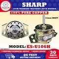 Mesin Basuh Sharp ESU106H Top Load 10kg Metal/Dark Silver