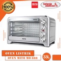 Mito MO888 Oven Listrik 33L Kapasitas Besar, Desain Wood Series, Putih Kayu & Hitam Kayu