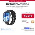 Huawei Watch FIT Smartwatch - 1.64" AMOLED Display, 5ATM Waterproof, Health Tracking (Graphite Black/Sakura Pink/Mint Green)