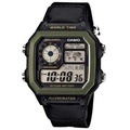Casio AE-1200WH-1AVEF Jam Tangan Digital Pria - Hitam Resin dengan Stainless Steel Case