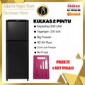 Kulkas 2 Pintu Sanken SK-V235A-BB - Kapasitas Besar, No Frost