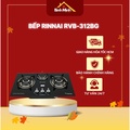 Bếp Gas Âm Rinnai RVB-312BG - Kính Cường Lực, 750x420mm, 3 Bếp Hợp Kim Nhôm