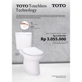 TOTO 420-81S Closet Duduk Bidet - Desain Modern dan Praktis