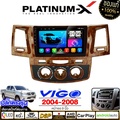 PLATINUM-X จอแอนดรอย 9 นิ้ว TOYOTA VIGO จอติดรถยนต์