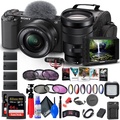 Sony ZV-E10L Mirrorless Camera APS-C 24.2MP, 16-50mm, 4K, Đen/Trắng