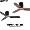 Rezo OPPA Kipas Siling 46" DC Motor - Hitam Kayu