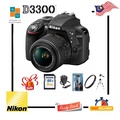 Nikon D3300 DSLR Kamera - APS-C CMOS Sensor 24.2MP, ISO 100-25600, 11 Titik Fokus, Layar LCD 3 Inci