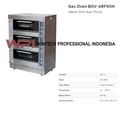 Fomac BOV-ARF90H Oven Gas 3 Deck 9 Loyang - Oven Roti Bakery