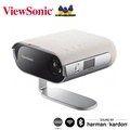 ViewSonic M1 Pro 智慧 LED 可攜式投影機 - 720p 銀色 600 流明