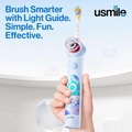 usmile Q1 Electric Toothbrush - Ice Cream Children's Professional Segmented Care, Warna Pastel Biru