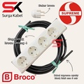 broco NYYHY 2X1.5 Stop Kontak dengan Kabel