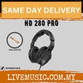 Sennheiser HD 280 Pro Headphones Over-ear Circumaural Hitam