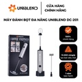 Máy Đánh Bọt Đa Năng Uniblend DC-201 - Cầm Tay, Màu Bạc, 3 Mức Tốc Độ