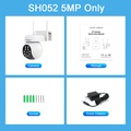Srihome SP028 Kamera Keselamatan 1080P FHD WiFi CCTV IP66 Waterproof Night Vision Two-Way Voice