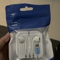 BASIKE MT30 Headset Kabel Pop-up Bluetooth Apple - Garis Abu-abu Keren dengan Putih