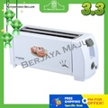 Hanabishi HA4001 4 Slices Bread Toaster - Putih, 1300W, Pembakar Roti Elektrik