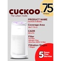 Cuckoo K Model Penapis Udara - 7-Peringkat HEPA, Pembersihan Udara Cepat dan Berkesan untuk Ruang hingga 66m²