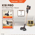 Corvan K18: 2-in-1 Cordless Vacuum Cleaner & Mop | Ultra-cyclone Technology | Wet & Dry Cleaning | Biru