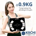 Cân điện tử Kachi MK-223 - Phân tích chỉ số cơ thể qua Bluetooth, màu đen