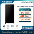 Hisense RR197D4AGN Peti Sejuk 1 Pintu Kapasiti 170L Warna Silver