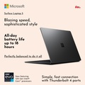 Microsoft Surface Laptop 5 - 13.5" Intel Core i5, 8GB RAM, 256GB SSD, Touchscreen, Hitam/Platinum