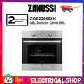 Zanussi ZOB22669XK Oven Elektrik 56L Stainless Steel dengan 6 Program Memasak