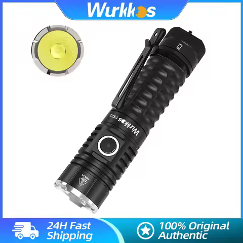 Wurkkos TS22 Power Bank 5000mAh Hitam/Hijau - Baterai Tahan Lama dengan Desain Elegan