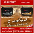 แบตเตอรี่รถยนต์ Yuasa 105D31L 90Ah สำหรับรถกระบะและSUV