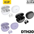 KiiP DTH20 TWS OWS Open Ear Clip Bluetooth 5.4 Earphone IPX7 - Hitam, Putih, Abu-abu, Ungu