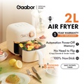 Gaabor AF20M-YE01A Air Fryer 2L Kapasiti Non-Stick Coating Cream