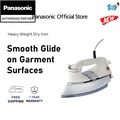 Panasonic NI-22AWT Setrika Kering Putih 450W - Ciri Burn Free Material & Double Protection