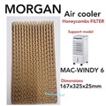 Morgan MAC-WINDY6 Penyejuk Udara 6L (Air Cooler) dengan Fungsi Purifikasi Udara dan Penghujan